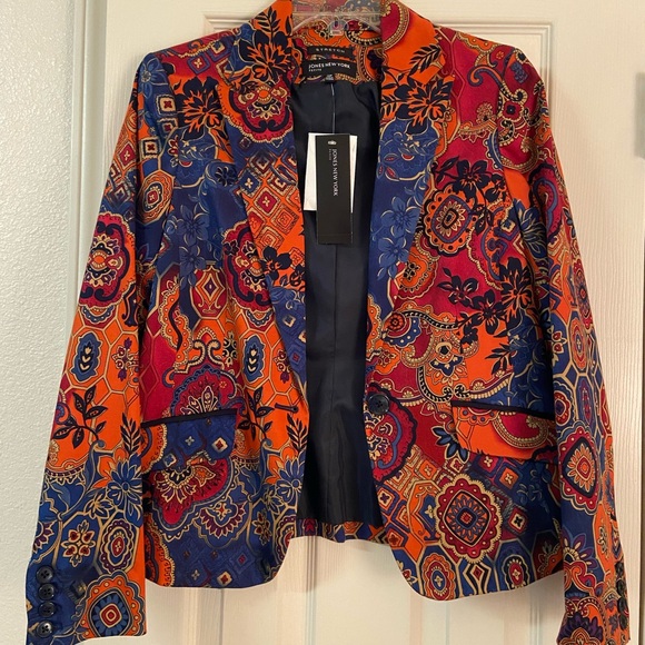 Desigual Women's Vibrant Paisley Blazer - Picture 1 of 7